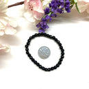 Black Onyx Round Bead Bracelet (Inner Strength)