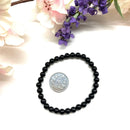 Black Onyx Round Bead Bracelet (Inner Strength)