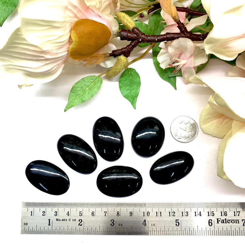 Black Obsidian Cabochon (Grounding & Protection)
