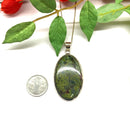 Bloodstone Pendant in Silver