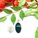 Bloodstone Pendant in Silver