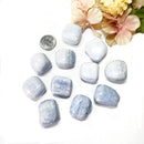 Blue Calcite Tumbles
