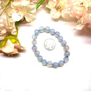 Blue Chalcedony Bracelet (Meditation & Emotional Calm)