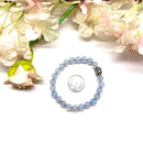 Blue Chalcedony Bracelet (Meditation & Emotional Calm)