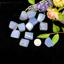 Blue Chalcedony Tumbles (Emotional Calm)