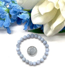 Blue Lace Agate Bracelet (Calm Communication)