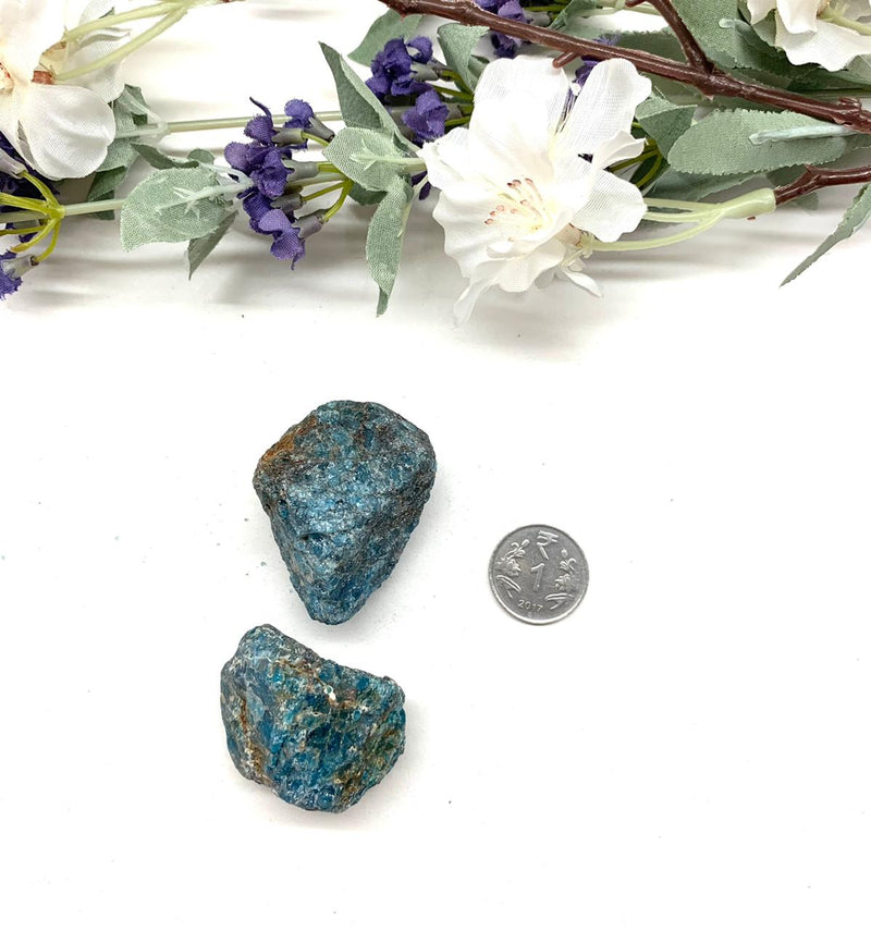 Blue Apatite Rough (Helps in weight loss)