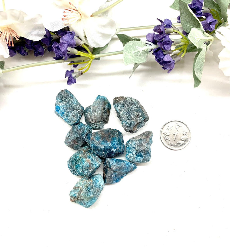 Blue Apatite Rough (Helps in weight loss)