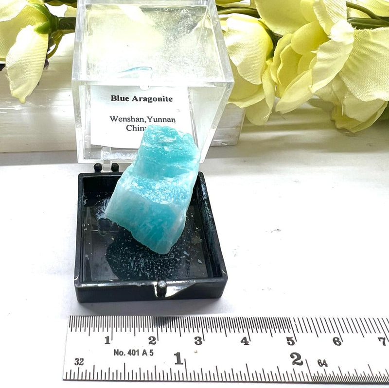 Blue Aragonite Mineral