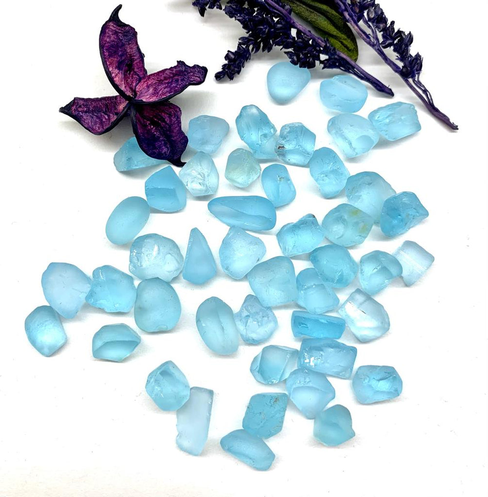 Blue Topaz Rough (Soothing Communication)