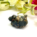 Black Tourmaline with Feldspar and Epidote Specimen from Morocco