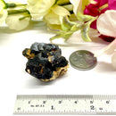 Black Tourmaline with Feldspar and Epidote Specimen from Morocco