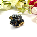 Black Tourmaline with Feldspar and Epidote Specimen from Morocco