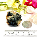 Black Tourmaline with Feldspar and Epidote Specimen from Morocco