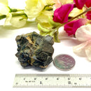 Black Tourmaline with Feldspar and Epidote Specimen from Morocco