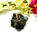 Black Tourmaline with Feldspar and Epidote Specimen from Morocco