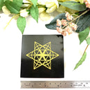 Small Black Tourmaline Plates for Protection & Grounding- Beta