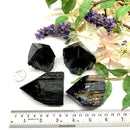 Black Tourmaline Free Forms with Polished Points (Protection and Grounding)