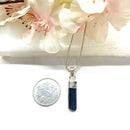 Black Tourmaline Rough Pendants in Silver (Protection from Negative Energy)