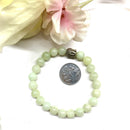 Burmese Jade 8mm Round Bead Bracelet