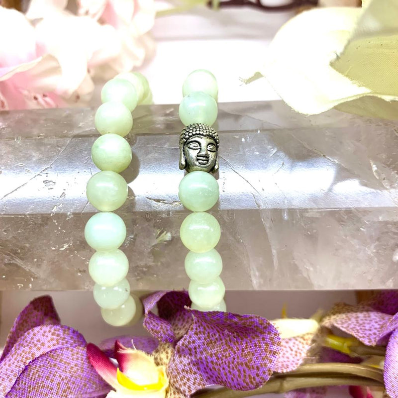 Black Jade Pixiu Bracelet - Round Beads (NJBA042) – New Jade