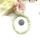 Burmese Jade 8mm Round Bead Bracelet