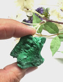 Fibrous Malachite Mineral Specimen