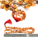 Carnelian Round Beads Jaap Mala (Creativity & Passion)