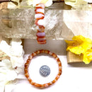 Flat Beads Faceted Bracelets in Healing Crystals