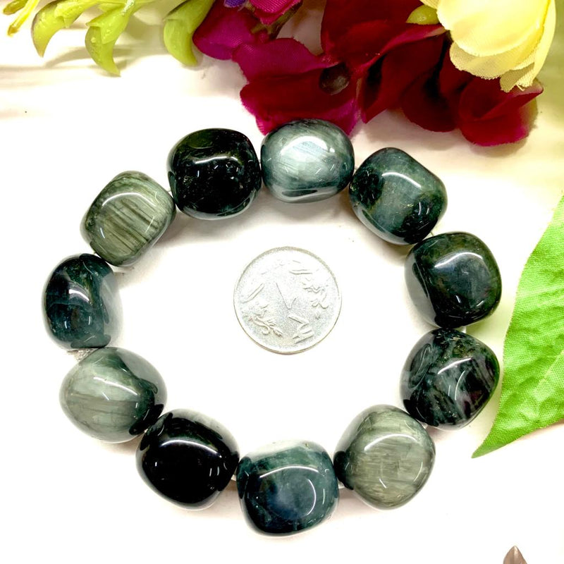 Cats Eye Tumble Stone Bracelet (Protection from Psychic Attacks)