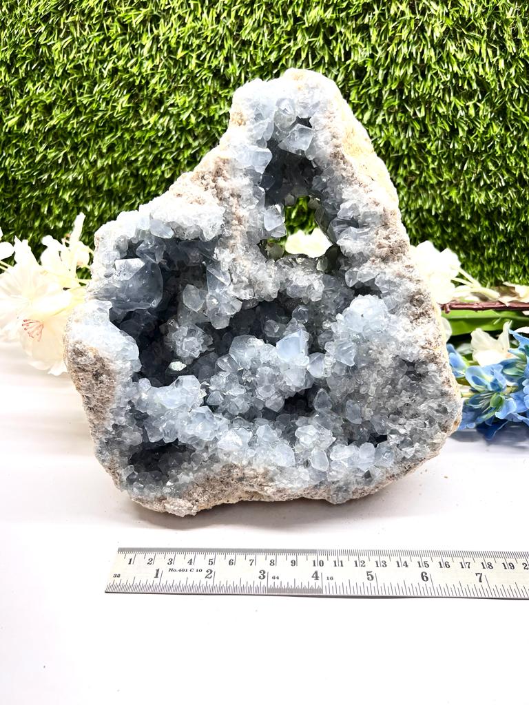 Large Celestite Clusters (Astral Travel and Intuition)