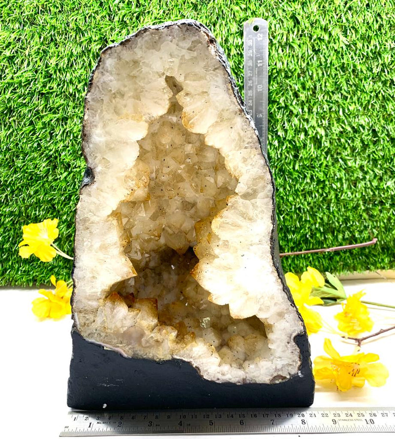 Citrine Geodes/ Cathedrals AA Quality (Career Growth)