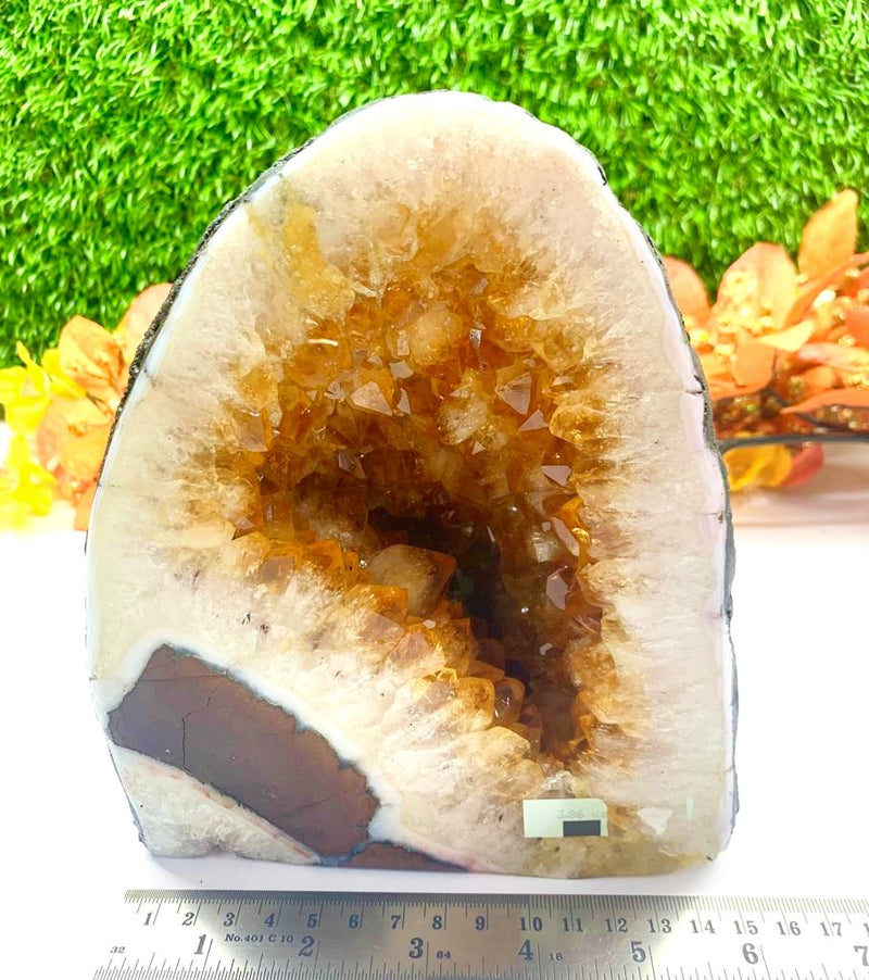 Small Citrine Geodes/ Cathedrals AAA Extra Quality (Manifestation)