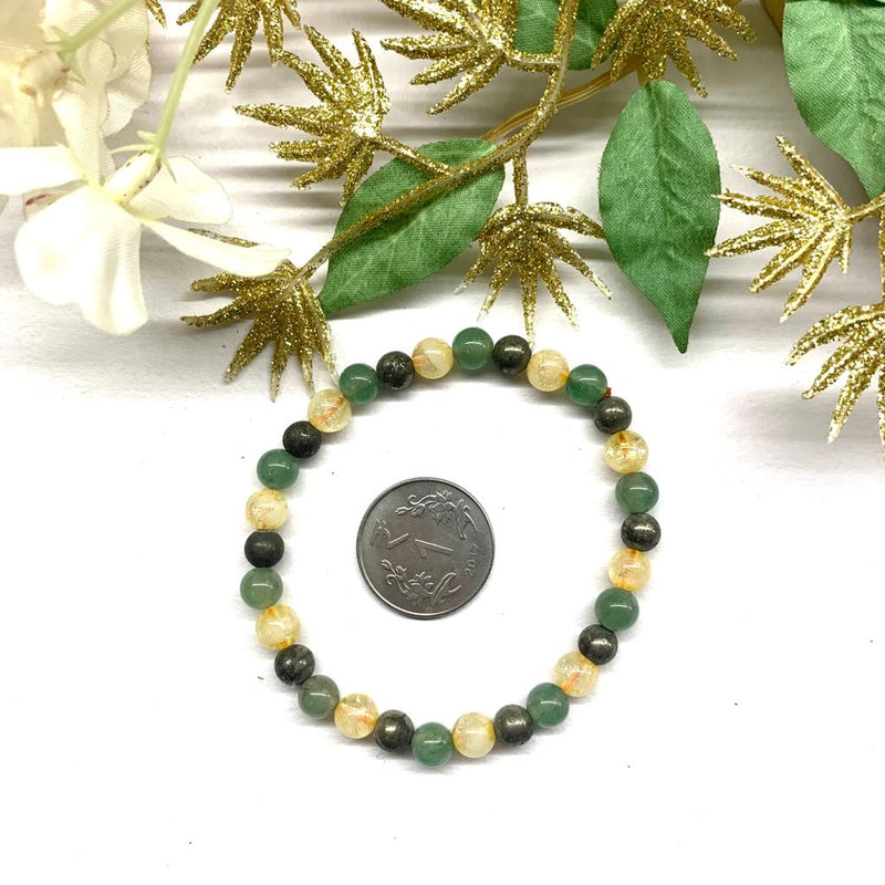 Green / White Jade Healing Crystal Bracelet | Crystal healing bracelets, Crystal  bracelets, Handcrafted bracelets