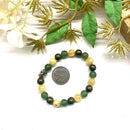 Citrine Pyrite & Green Aventurine Bracelet Alternate beads (Luck and Abundance) Money Magnet Bracelet