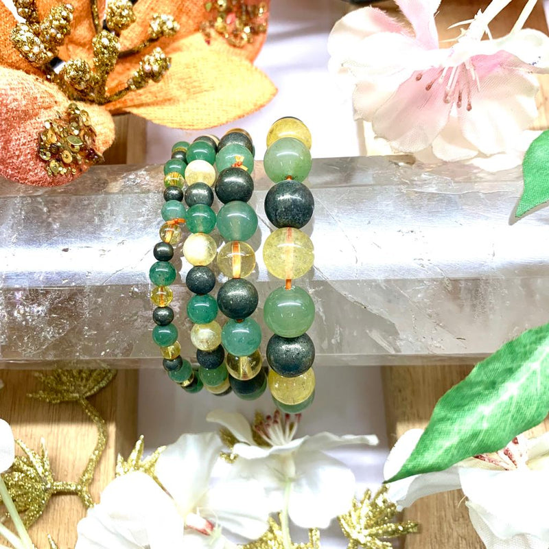 Natural Green Aventurine 6 mm Crystal Stone Bracelets for Healing