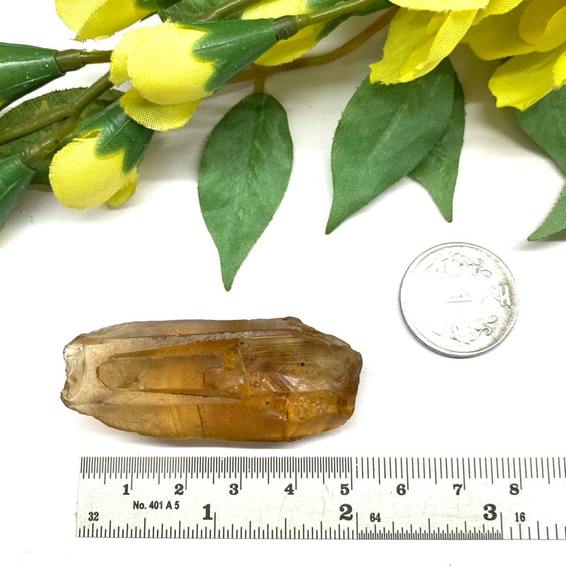 Natural Citrine Points from Zambia (Not heat treated)