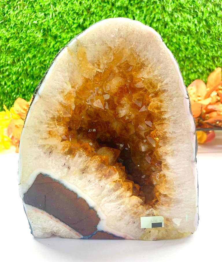 Small Citrine Geodes/ Cathedrals AAA Extra Quality (Manifestation)