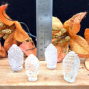 Clear Quartz Buddha Head