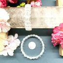 Flat Beads Faceted Bracelets in Healing Crystals