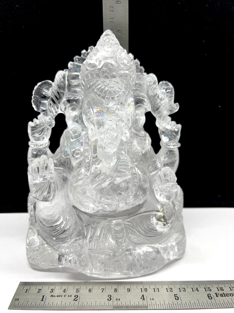 Larger Crystal Ganeshas