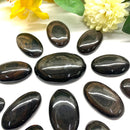 Copper Sheen Obsidian Cabochon