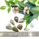 Copper Ore With Peridot (Michigan) Cabochons