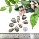 Copper Ore With Peridot (Michigan) Cabochons