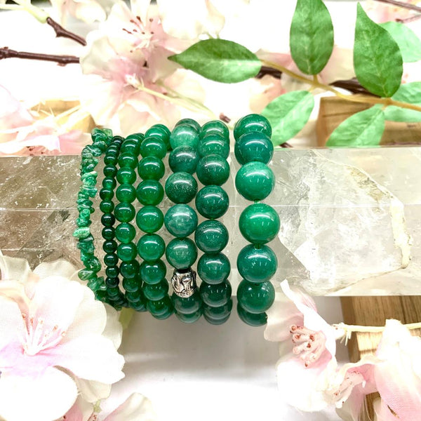 Jade Green Gemstone | Bead Bracelets | 6mm Stone | Women – Create Hope Cuffs