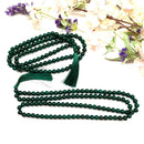 Dark Green Aventurine Round Bead Mala ( For luck and Opportunities)