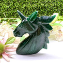 Unicorn in Dark Green Aventurine