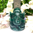 Dark Green Aventurine Ganesha