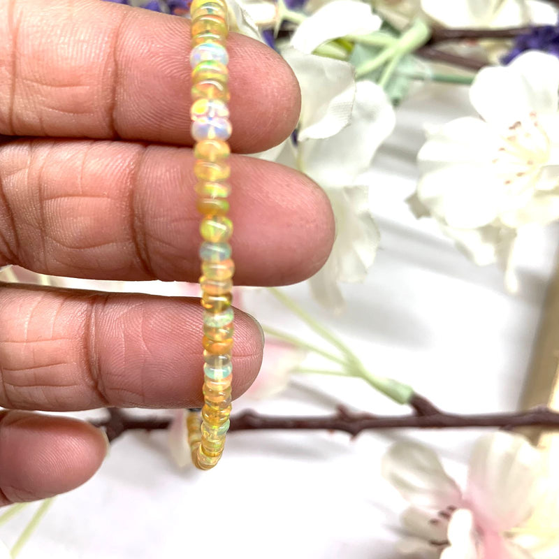 White Opal Bracelet | Rebekajewelry