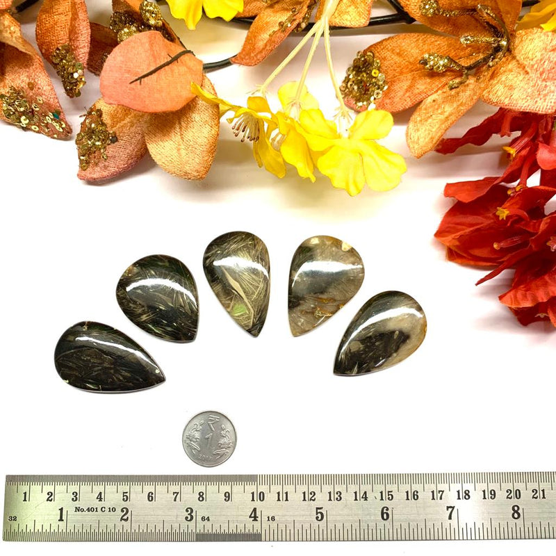 Feather Agate Cabochons